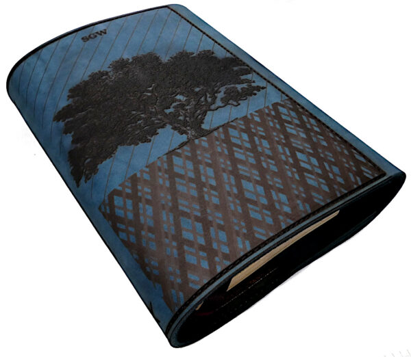 Blue Custom Design BIBLE Cover