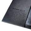 Custom Black Leather Cover Inside Simple