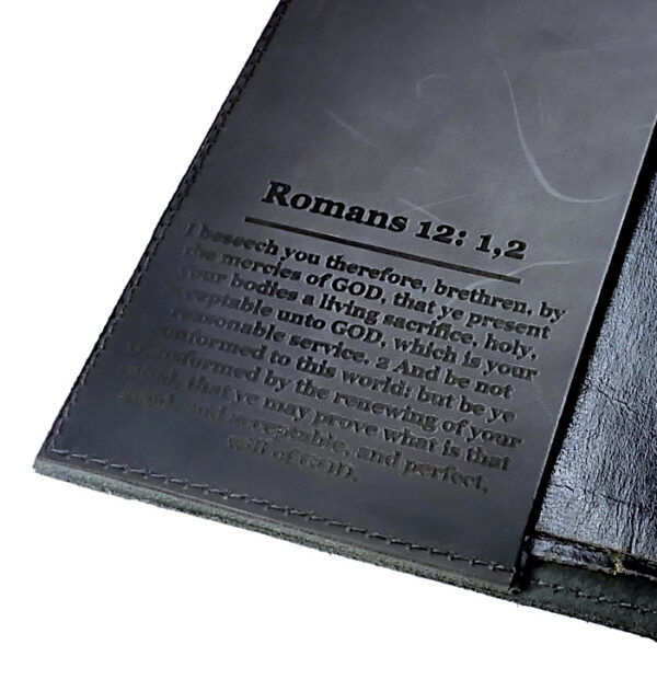 Custom Black Leather Cover Inside Simple