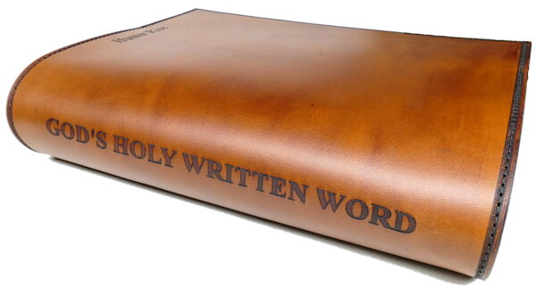 Real Leather Slip On BIBLE Cover