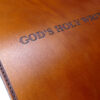 Tuff Tan Leather BIBLE Cover
