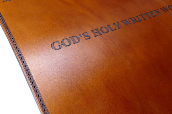 Tuff Tan Leather BIBLE Cover