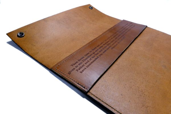 Custom Fit Real Leather BIBLE Cover