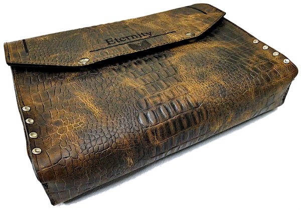 Real Leather Gator Embossed 2