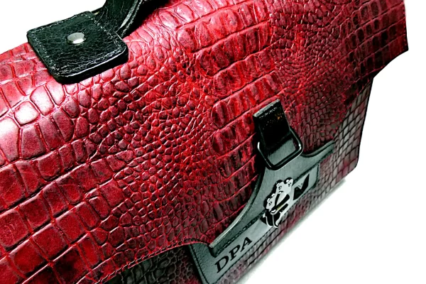 Royal Cases Alligator Embossed Red