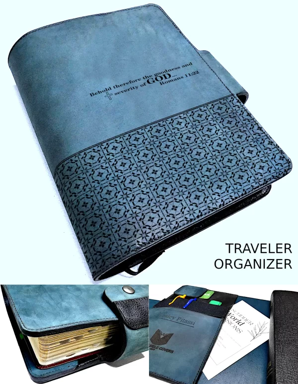 Behold the Goodness and Severity of GOD BIBLE Cover TRAVELER ORGANIZER