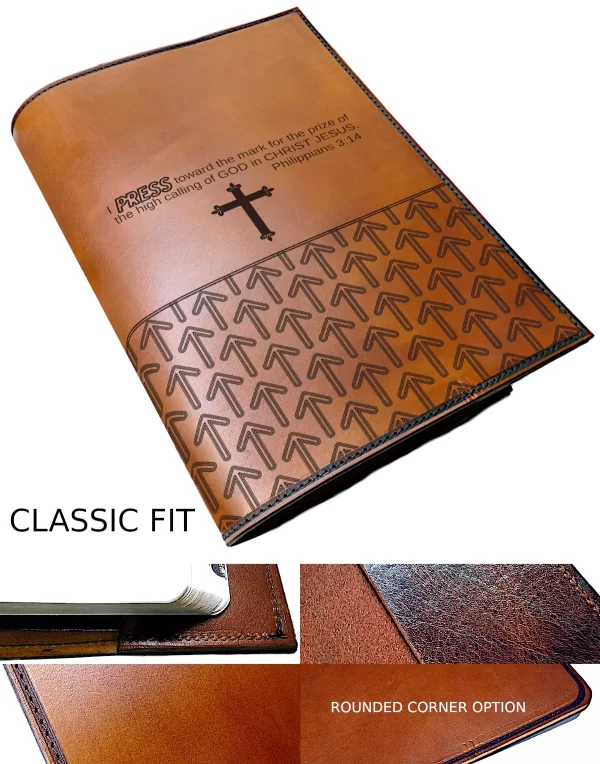 Press Forward High Calling Full Philippians 3:14 Custom BIBLE Cover CLASSIC