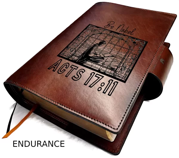 Custom BIBLE Cover Endurance Be Nobel 2