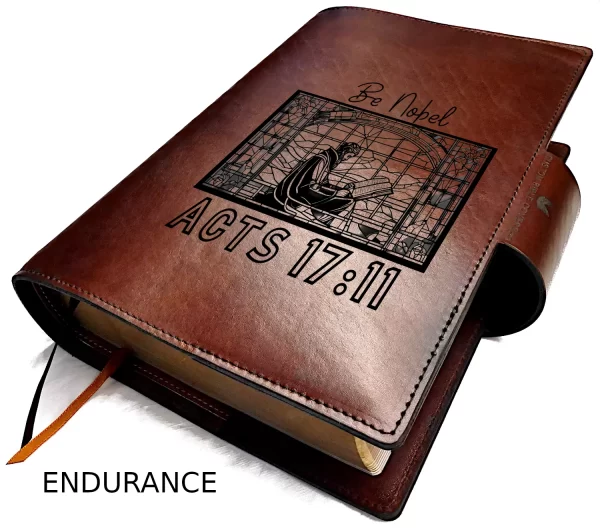 Custom BIBLE Cover Endurance Be Nobel