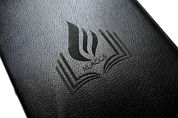 Custom BIBLE Engraving Goat Skin Leather