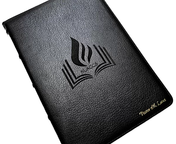 Custom BIBLE Professional Engraving Goat Skin Leather