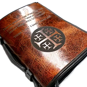 Personalized BIBLE Cover Engraved High Grade Water Buffalo