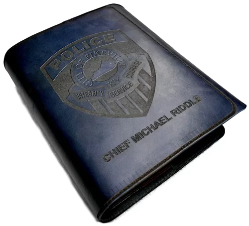 Custom BIBLE Cover For Police Department Traveler KM Style