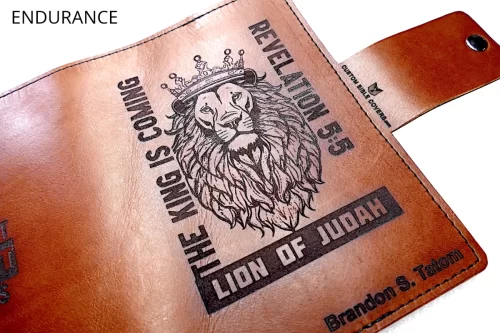 Custom Brown Leather Cover Endurance