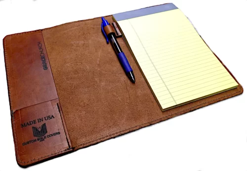 Custom Leather Portfolio Organizer For Church
