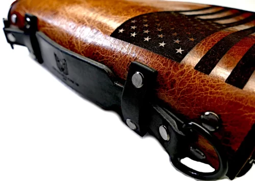 Leather BIBLE Cover with Zipper High Grade Water Buffalo