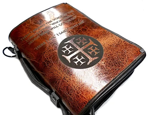 Personalized BIBLE Cover Engraved High Grade Water Buffalo