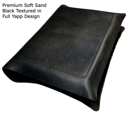 Premium Soft Sand Black Full Yapp BIBLE Cover