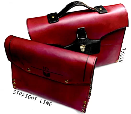 Royal Leather BIBLE Case and Straight Line